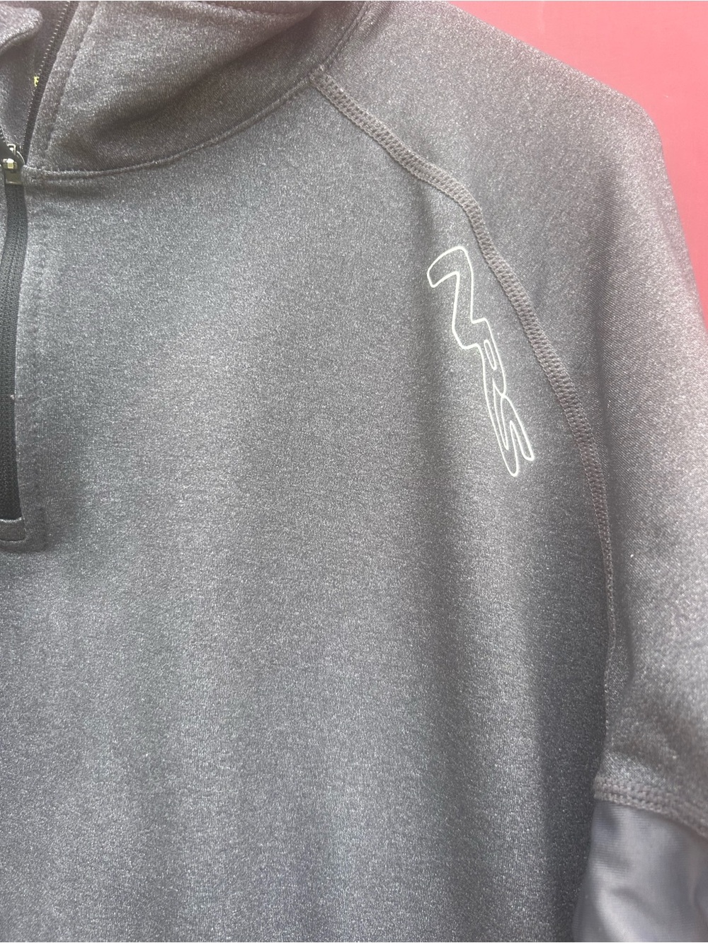 NRS Men's Gray Quarter-Zip Performance top size XL - Picture 3 of 11